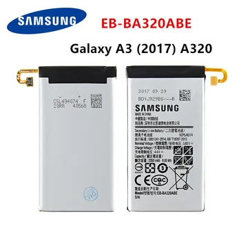 SAMSUNG Pôvodnej EB-BA320ABE 2350mAh Batérie Pre Samsung Galaxy A3 (2017) A320 SM-A320F A320Y A320FL A320F/DS A320Y/DS +Nástroje