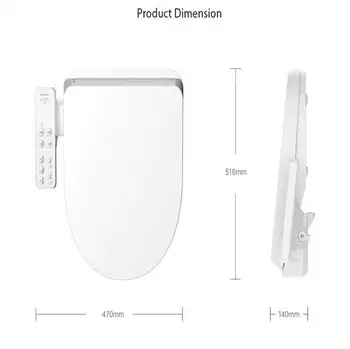 SMARTMI Smart Wc Sedadlo Washlet Predĺžený UV Sterilizácia Elektrické Bidetová Kryt Žena Čistenie Inteligentné Wc Veko