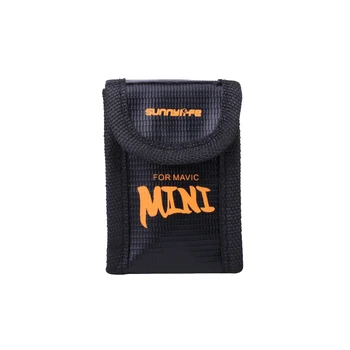 Sunnylife pre DJI Mavic Mini Príslušenstvo Batérie v nevýbušnom Taška Ohňovzdorné Ochranné Úložný Box Batérie Bezpečné Taška 1/2/3 ks
