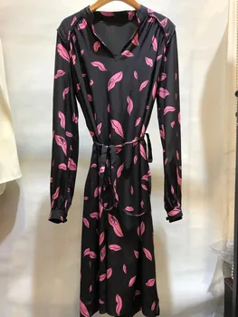 2020 Nové tvaru Ženy podkolienok Šaty Ružové pery Printted dámske sexy beach krátke šaty dovolenku ženské oblečenie XL