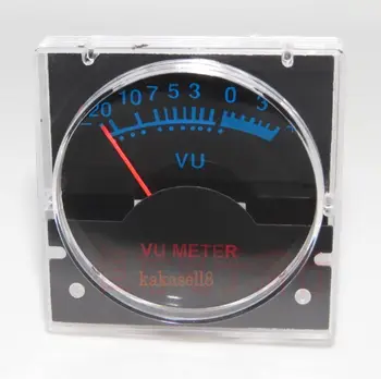 2 ks 12v Analógový Panel VU Meter Audio Merača Úrovne blue Back Light indikátor Úrovne Hudobného spektra