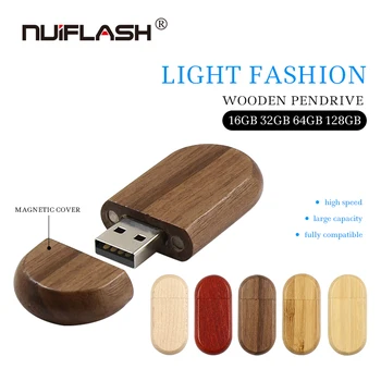 Prispôsobený úplne nové drevené prípade, 5 farby USB flash disk kl ' úč 8 gb 16 gb 32 gb, 64 GB memory stick