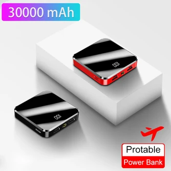Rýchle Nabíjanie Mini Power Bank 30000mAh všetky Smartphone Pre Xiao power bank Nabíjačka Prenosných 2 USB Externú Batériu Poverbank