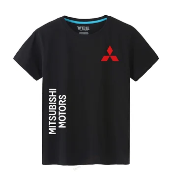 Letné nové prišiel muž Mitsubishi motors T-Shirt Unisxe Krátke Rukávy Tees Muži/ženy Topy pánske tričko