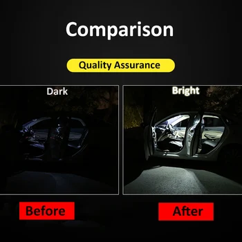 8pcs Auto Biele Interiérové LED Žiarovky Balík Pre Roky 2013-2017 Honda CR-V CRV Auto Mapu Dome Licencia Lampa Auto Svetlo Príslušenstvo