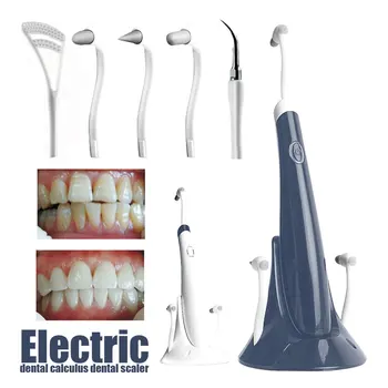 5 Hláv Elektrické Sonic Vibrácií Zubné Scaler Prenosné Zubného Kameňa Kalkul Odstraňovač Starostlivosť O Chrup Nástroj Čistenie, Bielenie Zubov
