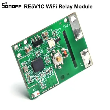 SONOFF RE5V1C Relé Modul 5V WiFi DIY Prepínač Suchý Kontakt Výstup Inching/Selflock Pracovných Režimoch APP/Hlas/LAN Ovládanie Inteligentných Domov