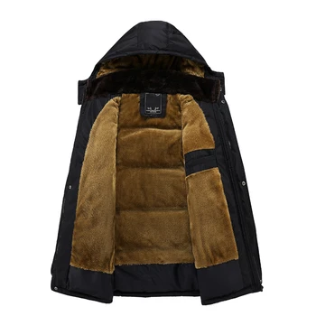 Veľkosť M-5XL 2019 Nová zimná bunda mužov mužov zimný kabát značky man oblečenie casacos masculino Hrubé zimné kabát