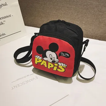 Dievčatá matka Mickey Minnie Mouse princezná mini Plyšové Batohy deti disney Rodič-dieťa taška Školské tašky Priedušná batoh