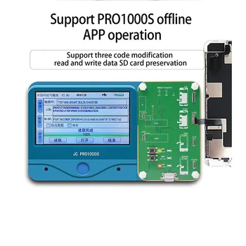 JC Pro1000S Dotykový LCD Displej Fotosenzitívne Údaje Programátor Zálohy Čítanie-Písanie Modul Pre iPhone 8 8P X Telefón Photoreceptor