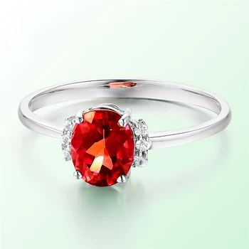 Ataullah Red Ruby Emerald Drahokam Zafír Prstene pre Ženy 925 Sterling Silver Šperky, Módne Nastaviteľný Krúžok Darček RW081