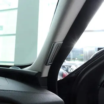 ABS Chrome Interiéru Auto Príslušenstvo Pilier odvzdušňovací Kryt Výbava Matný Strieborný Jaguar Kanvica XE XF XFL 2016-2018