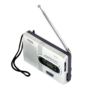 SOM 530-1600 FM 88-108 Mhz AM/FM Prenosné Rádio Svete Vrecku Univerzálny Prijímač s LCD Displejom