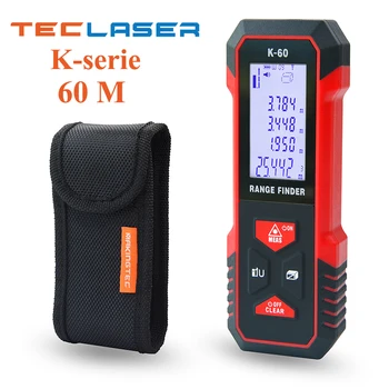 TECLASER Laserový Merač Vzdialenosti Digitálne Laserové Rozsah Finder 40 M 60 M 100 M Trena Opatrenie Pásky Elektronické Rulety Laserové Zariadenie Pravítko