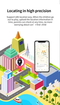 Deti Smart Hodinky Anti-stratil Bezpečné SOS Volanie cez Bluetooth Sim Karty Fotoaparát Vodotesný pre Android Chlapec Dievča Roztomilý Smartwatch 2019