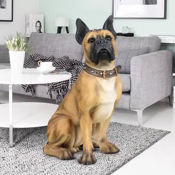 Európsky kreatívny domov obývacia izba dekorácie živice simulácia pes model nábytku francúzskeho ozdoby