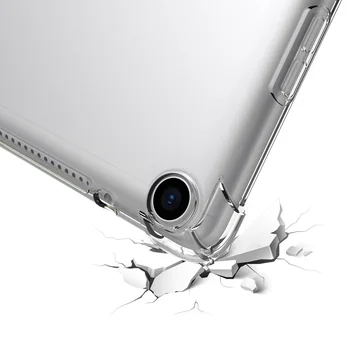 Prípad Pre Huawei MediaPad M5 8.4 10.8 10.1 Kryt,Transparentné Mäkké Sillicone Kryt Na Huawei T5 10.1 8 palcový T3 7/8/9.6 M3 prípade