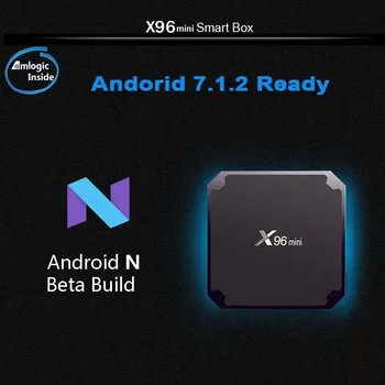 X96 Mini X96mini Android 7.1 Smart TV BOX 2 GB/16 GB TVBOX X 96 Mini Amlogic S905W H. 265 4K 2,4 GHz WiFi Media Player Set-Top-Box