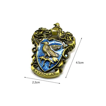 SPAO Výšivky HARRY Odznak Brošňa Lev Had Akadémie Znak Pin Akadémie Okolité Čarovná Palička Šperky