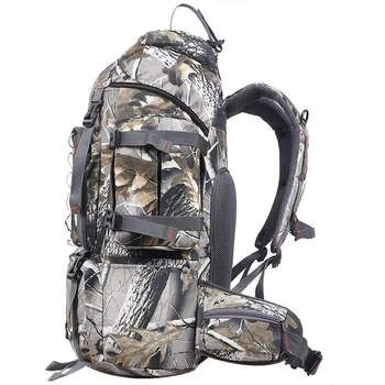 Vysoká kvalita nové kamufláže 60L horolezectvo tašky cestovný batoh chladnú Veľkú kapacitu Vodotesný batoh muži vonku taška