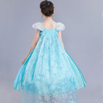 Disney Deti Šaty pre Dievčatá Elsa Kostým Princezná Šaty Halloween Christmas Party Cosplay detské Oblečenie Elegantné Dobré