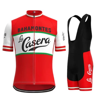 2020 La Casera súťaže pro team muž, cyklistika Dres nastaviť krátky rukáv triatlon motocykel jersey vyhovovali maillot ciclismo hombre