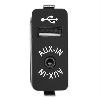 Auto USB, AUX, v Plug univerzálny Vstup aux Zásuvka, Adaptér pre BMW E63 E81 E87 E90 F10 F12 E70 X1 X3 X5 USB, AUX Auxiliary Vstup, Zásuvka