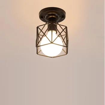 Moderné Retro Luster pre Kuchyňa Spálňa Visí Starožitné Železa Luster Americký Štýl kovaného železa lampa moderné LED retro