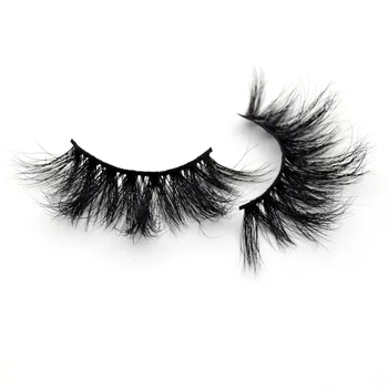 1 Pár 25mm 6D Noriek Vlasy Plné Pásy Mihalnice Rozšírenie Načechraný Wispies Prírodné Dlhé Očné Riasy Ručné Eye make-up T