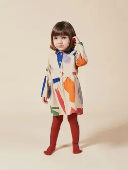 2020 Jeseň Zima Dieťa Oblečenie Dievčatá Oblečenie s Dlhým Rukávom Šaty Dieťa Šaty pre Dievčatá Šaty Dievča Princezná Šaty Vianoce