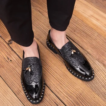 2020 na jar a na jeseň autentické top minimalistický klasické klasické vysoko kvalitné pohodlné blikajúce strapce pánske topánky Brock