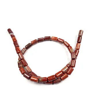 Prírodný kameň Valcovitého tvaru Voľné Dištančné Korálky agates string guľôčok Pre šperky, takže DIY náramok, náhrdelník príslušenstvo