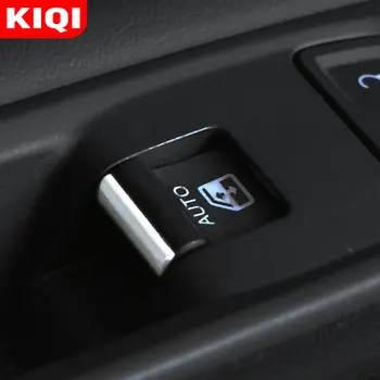 KIQI 7Pcs/Set ABS Chrome Dvere Auta Okno Spínač Výťahov Tlačidlo Krytu Výbava pre Jeep Compass a 2. 2017 2018 2019 2020 Príslušenstvo