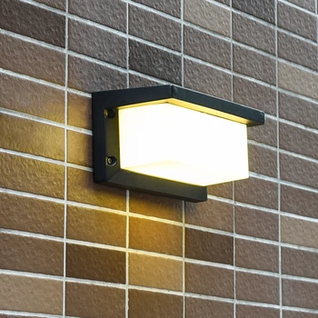Vonkajšie/Vnútorné 10W/20W LED Steny Sconce Svietidlo Vodotesné Svietidlo Záhradné Osvetlenie, Terasa, Brána Garáže, Chaty