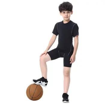Deti, Chlapci Kompresie Základná Vrstva Šortky Beh Pokožky Šport Fitness Nosenie Pančucháče