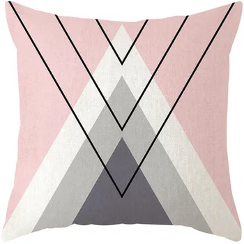 2019 Jednoduché geometrické bielizeň vankúš domáce dekorácie gauč obliečka na vankúš obliečky vankúš auto stoličke pillowcover bez jadra