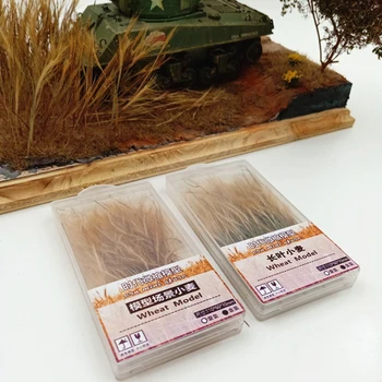 Diorama Model Scenára Pšenica Ucho Vojenskej Scéne Piesku Tabuľka Krajiny Železničný Vlak Layout