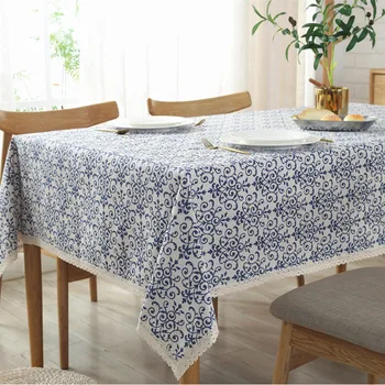 Domov Jedálenský Stôl Handričkou Reštaurácia Obdĺžnikový Obrus Retro Čínsky Štýl, Nordic Bavlna Piknik Textílie Tablerunner
