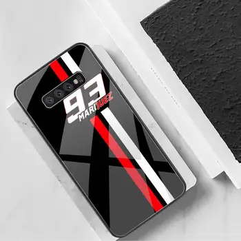 2020 Marc Marquez Moto Gp 93 Black TPU Soft Telefón Prípade Tvrdeného Skla Pre Samsung S20 Plus S7 S8 S9 S10 Plus Poznámka 8 9 10 Plus