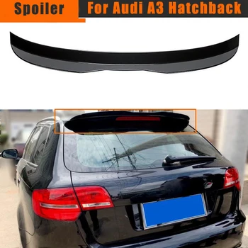 Vysoká Kvalita ABS Materiál Auto Zadné Krídlo Lesklý Čierny Zadný Spojler na Audi A3 Sportback Hatchback 2013