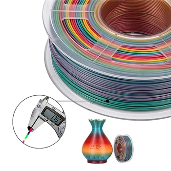 3D Tlačiarne Rainbow CHKO Vlákna 1.75 mm 1 kg 3D Tlač Materiálu Pre Nových Prisťahovalcov Rainbow Plastové Vlákna Nie Bublina