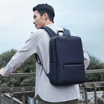 Pôvodný Xiao Mi Klasické Obchodné Batoh 2 Generácie Úroveň 4 Nepremokavé 15.6 palcový Notebook Taška cez Rameno Vonkajšie Cestovná Taška