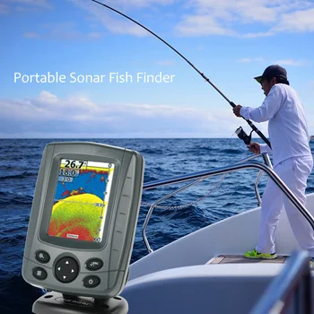 Phiradar Ryby Finder Sonar Senzor Detektora Hĺbka Locator Echo Zdravšie FishFinder Alarm Prenosné 3.5