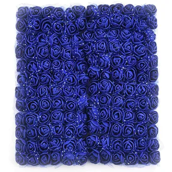 500Pcs Mini Umelé Ruže Kvet 3,5 cm Pena Sušené kvety DIY Headdress Garland Valentína Darčeky Moderného Domova