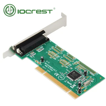 IOCREST 1 Paralelný Port Tlačiarne (LPT1) DB25 PCI Radič Karty Moschip 9865 Chipset s Nízkym Profilom Držiak