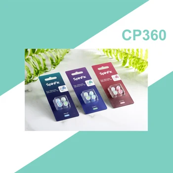 DUNU SpinFit CP360 Silikónové Eartips pre Pravda, Bezdrôtová Bluetooth Slúchadlá CP-360 1Card s 2ks(Malé/Extra Malé)