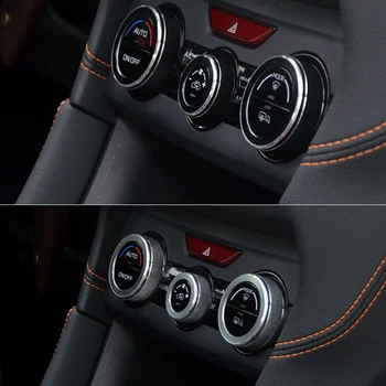 Pre Subaru Forester SK 2019 Auto Styling 3KS/SET Tepelné Klimatizácia Ovládací Prepínač gombík AC Gombík Prípade Hlasitosti otočte Kryt