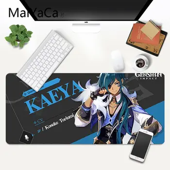 MaiYaCa genshin vplyv DIY Design Pattern Hra Gaming mousepad Podložka pod Myš Veľké Deak Mat 700x300mm pre overwatch/cs go