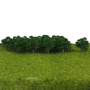 25pcs plastikový Model Strom, Les Zeleň Rastlín Z Obrys Budovy Park a Garden Miniatúrne Krajiny Wargame Scenérie Dodávky