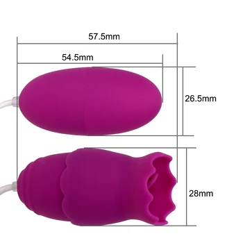 Sexuálne Hračky Jazyk Upozorňuje Ústne Lízanie Vibrátor Ženské Bradavky Sania Klitorálny Stimulátor USB Power Vajcia G-bod Vibrátory Masáž